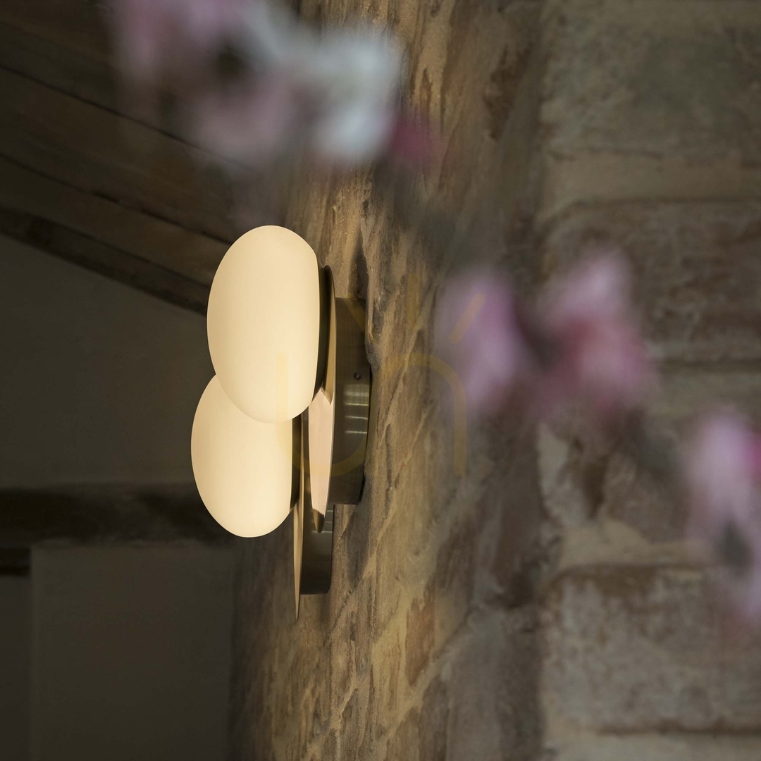 Zobrazit Nástěnné svítidlo Ideal Lux Ninfea AP1 mosaz 20 cm 293646 Nástěnné svítidlo Ideal Lux Ninfea AP1 mosaz 20 cm 293646