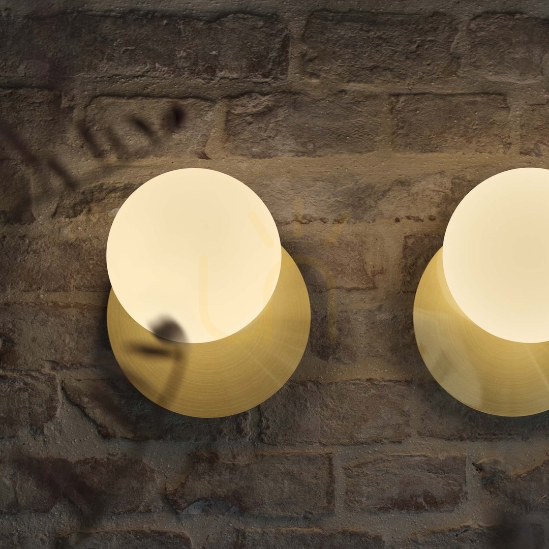 Kontrola Nástěnné svítidlo Ideal Lux Ninfea AP1 mosaz 20 cm 293646 Nástěnné svítidlo Ideal Lux Ninfea AP1 mosaz 20 cm 293646
