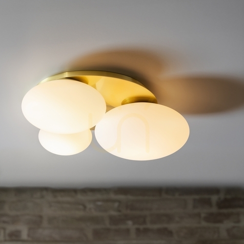 Kontrola Plafon Ideal Lux NINFEA PL2 Ottone mosazný 2x GX53 36 cm 293653