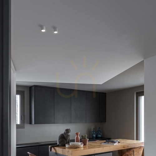 Kontrola Plafon LED Ideallux NITRO PL SQUARE D05 bílý 10W 3000K 206035