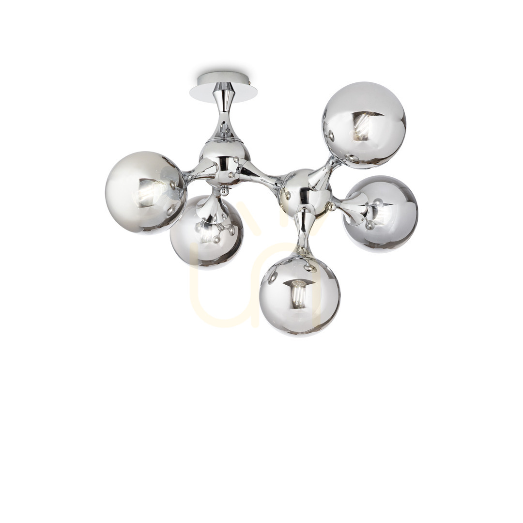 Kontrola Stropní svítidlo Ideallux NODI PL5 Cromo chrom 5xE14 200484 Stropní svítidlo Ideallux NODI PL5 Cromo chrom 5xE14 200484