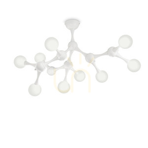 Plafon Ideallux Nodi PL9 Bianco bílý chrom 9xG9 149622 0 Plafon Ideallux Nodi PL9 Bianco bílý chrom 9xG9 149622 small 0