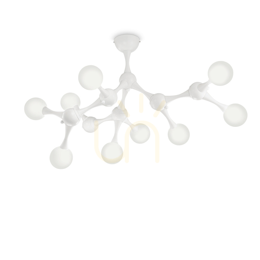 Kontrola Plafon Ideallux Nodi PL9 Bianco bílý chrom 9xG9 149622 Plafon Ideallux Nodi PL9 Bianco bílý chrom 9xG9 149622