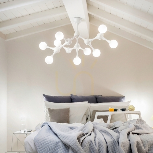 Kontrola Plafon Ideallux Nodi PL9 Cromo chrom 83 cm 9xG9 133393