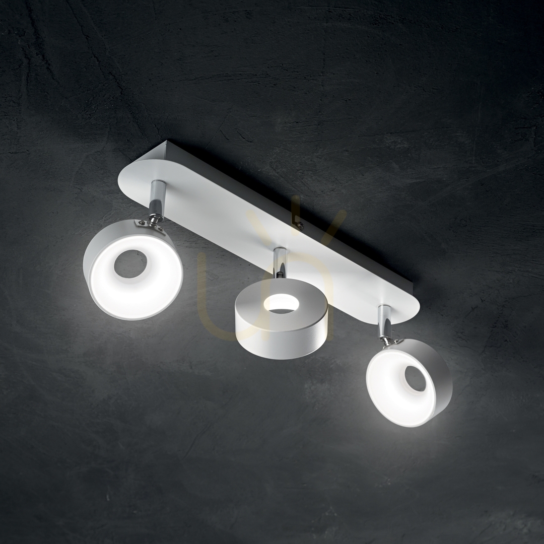 Náhled Plafon Ideallux OBY PL3 bílý LED 18W 37 cm 196701 Plafon Ideallux OBY PL3 bílý LED 18W 37 cm 196701