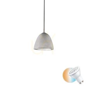 Závěsné svítidlo Ideallux OIL SP1 110462 šedé betonové GU10 12 cm small 0