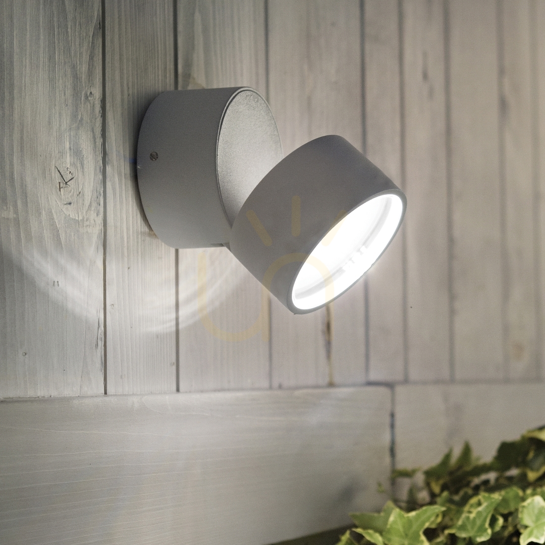 Zobrazit Venkovní nástěnné svítidlo Ideal Lux OMEGA Round antracit 4000K 285467 Venkovní nástěnné svítidlo Ideal Lux OMEGA Round antracit 4000K 285467