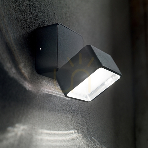 Kontrola Venkovní nástěnné svítidlo Ideal Lux OMEGA Square antracit 4000K 7W 285511