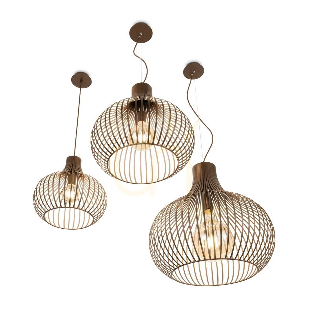 Zobrazit Závěsné svítidlo Ideal Lux Onion SP1 D23 hnědé 205281 Závěsné svítidlo Ideal Lux Onion SP1 D23 hnědé 205281