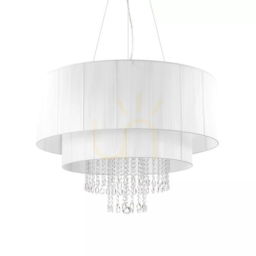 Kontrola Závěsné svítidlo Ideallux Opera SP10 White 165011 10xE27 průměr 90 cm