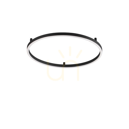 Kontrola Plafon LED Ideallux ORACLE SLIM D050 3000K černý 50 cm 265988