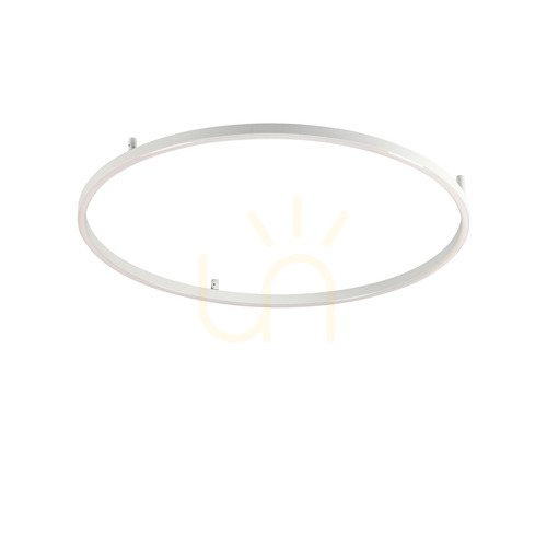 Kontrola Plafon Ideallux Oracle Slim PL D090 Round bílý 3000K 90 cm LED 53W 266015