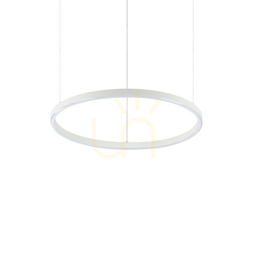 Kontrola Závěsné svítidlo Ideallux Oracle Slim D050 kulaté bílé LED 3000K stmívatelné 304373