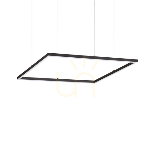 Kontrola Závěsné světlo Ideallux Oracle Slim D70 černé LED 3000K 44W 259185