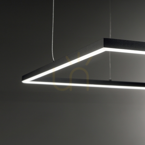 Kontrola Závěsné svítidlo Ideal Lux Oracle Slim Square D070 3000K bílé 259178