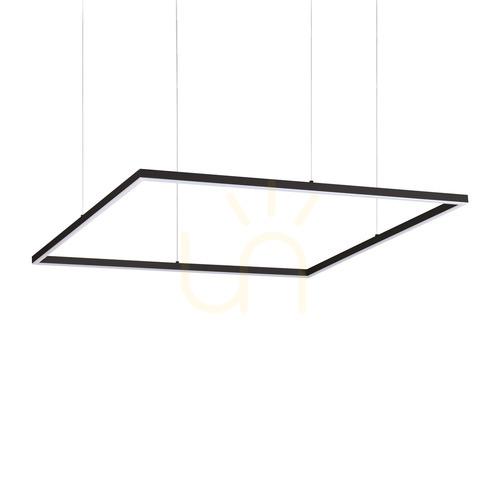 Kontrola Závěsné světlo Ideal Lux Oracle Slim D090 Square 3000K černé 259208
