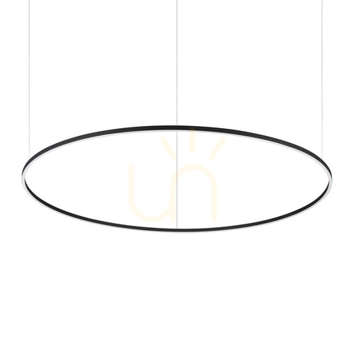 Kontrola Závěsné svítidlo Ideallux Oracle Slim D150 3000K černé 285061