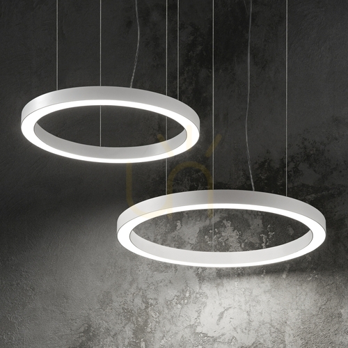 Kontrola Závěsné svítidlo Ideal Lux Oracle SP D50 Bianco bílé LED 28W 211404