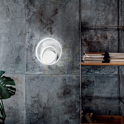 Kontrola Nástěnné svítidlo Ideallux OZ AP DALI Bianco bílé 28W 3000K 304489