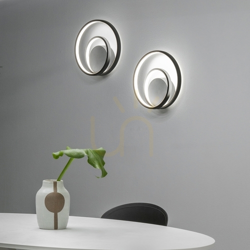 Kontrola Nástěnné svítidlo Ideal Lux OZ AP ON-OFF NERO černé LED 26W 269399