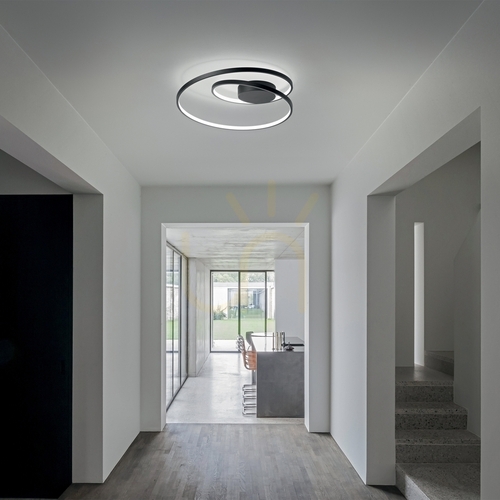 Kontrola Plafon Ideallux OZ PL ON-OFF Bianco bílý 60 cm LED 47W 3000K 253688