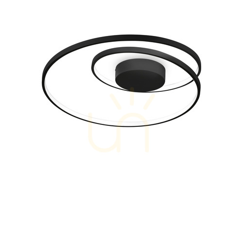 Kontrola Plafon LED Ideal Lux OZ PL ON-OFF Nero černý 60 cm 47W 269412