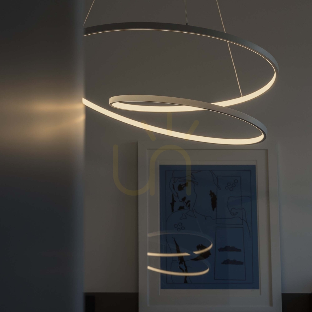Kontrola Závěsné svítidlo Ideal Lux OZ SP D80 ON-OFF bílé 80 cm 253664 Závěsné svítidlo Ideal Lux OZ SP D80 ON-OFF bílé 80 cm 253664