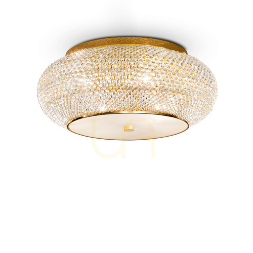 Kontrola Plafon Ideallux Pasha PL10 Oro zlatý 55 cm 100791
