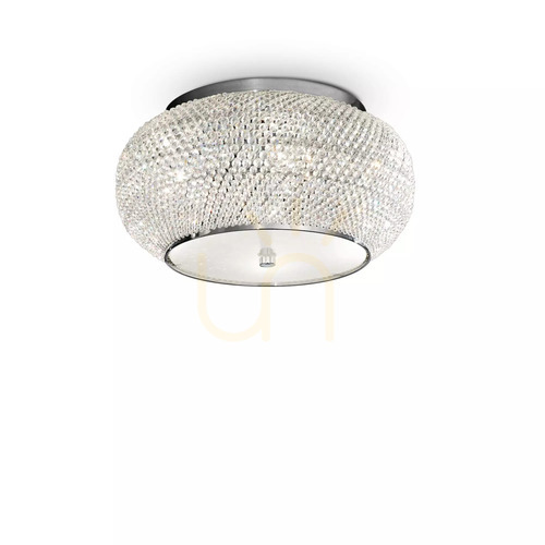 Kontrola Plafon Ideallux PASHA PL6 Cromo chrom 6xE14 40 cm 100784