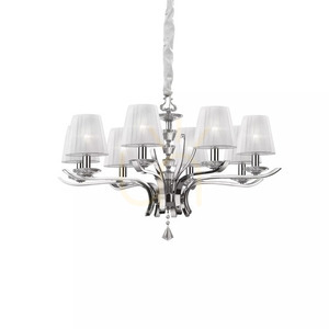 Závěsné svítidlo Ideallux Pegaso SP8 Bianco bílé 8xE14 76 cm 059242 small 1