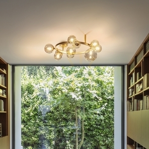 Plafon Ideallux Perlage PL10 Bianco bílý mosazný 10x G9 70 cm 327815 1 Plafon Ideallux Perlage PL10 Bianco bílý mosazný 10x G9 70 cm 327815 small 1