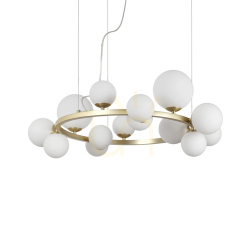 Kontrola Závěsná lampa Ideallux PERLAGE SP14 BIANCO bílá 85 cm 283814