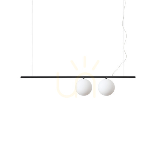 Kontrola Závěsné svítidlo Ideallux Perline SP2 Nero černé 2xG9 306995