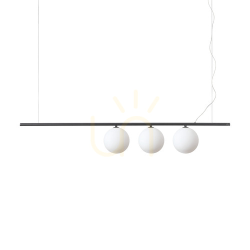Kontrola Závěsné svítidlo Ideallux Perline SP3 Nero černé 3xG9 307008