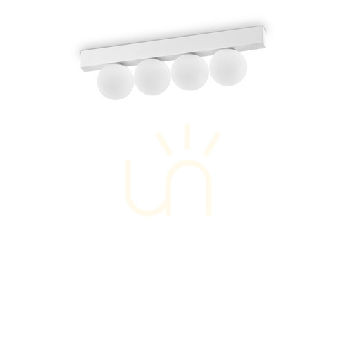 Kontrola Plafon Ideallux Binomio bílý LED 12W 30,9 cm 328232