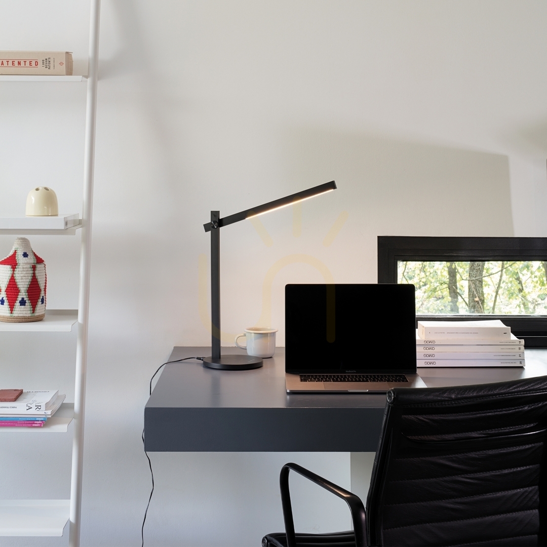 Náhled Stolní lampa Ideal Lux Pivot TL Nero černá LED 7W stmívatelná 289151 Stolní lampa Ideal Lux Pivot TL Nero černá LED 7W stmívatelná 289151