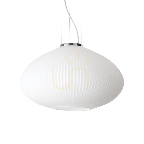 Kontrola Závěsné svítidlo Ideallux Plissé SP1 D45 chrom 264523