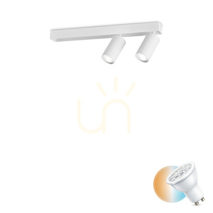 Plafon Ideallux Profilo PL2 Bianco bílý 2x GU10 45 cm 314716 0 Plafon Ideallux Profilo PL2 Bianco bílý 2x GU10 45 cm 314716 small 0