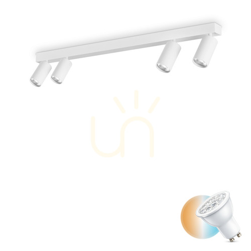 Kontrola Plafon Ideallux Profilo PL4 Bianco bílý 4x GU10 328188