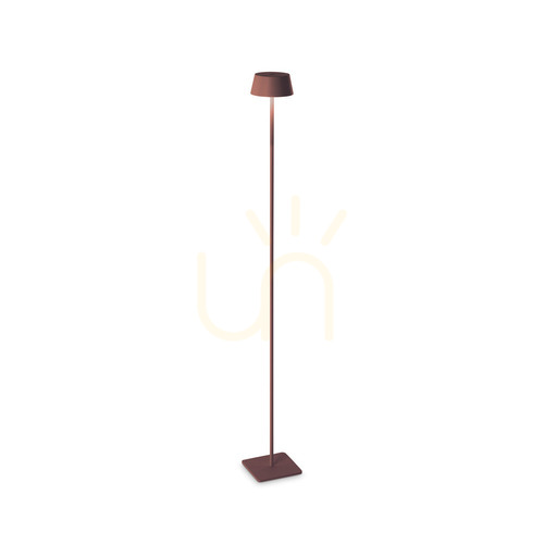 Kontrola Venkovní stojací lampa Ideallux PURE PT Coffee bronzová LED 1,5 W 328508