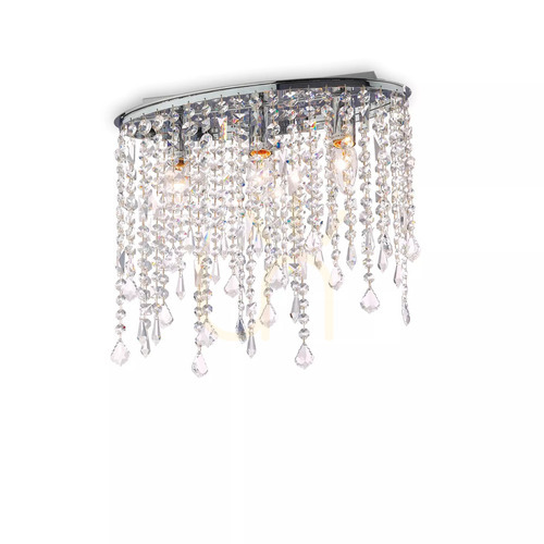 Kontrola Plafon Ideallux Rain PL3 chrom 3xE14 40 cm 008370