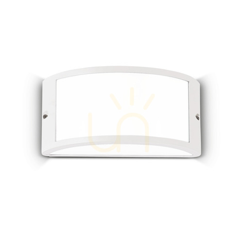 Kontrola Venkovní nástěnné svítidlo Ideallux REX AP1 Bianco bílé E27 25 cm 092393
