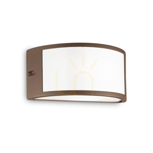 Kontrola Venkovní nástěnné svítidlo Ideal Lux REX AP1 Coffee hnědé 213217