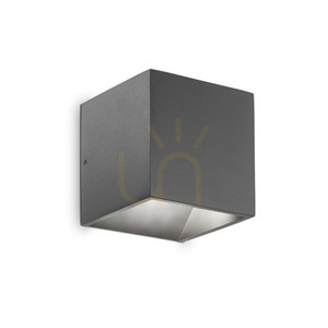 Venkovní nástěnné svítidlo Ideal Lux Rubik AP antracit 3000K 247083 small 0