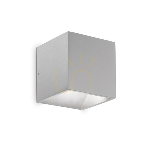 Kontrola Venkovní nástěnné svítidlo Ideal Lux Rubik AP Grigio šedé 3000K LED 8,5W 326849