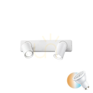 Nástěnné svítidlo Ideal Lux Rudy AP2 Round Bianco bílé 229041 0 Nástěnné svítidlo Ideal Lux Rudy AP2 Round Bianco bílé 229041 small 0