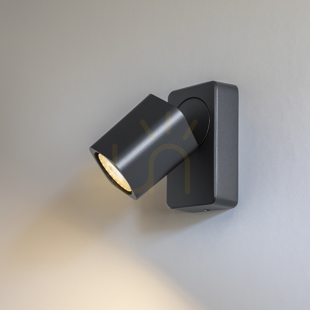 Pohled Nástěnné svítidlo Ideal Lux Rudy AP2 Square Nero černé 2x GU10 321509 Nástěnné svítidlo Ideal Lux Rudy AP2 Square Nero černé 2x GU10 321509