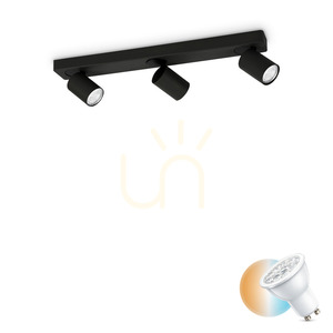 Plafon Ideallux Rudy PL3 Round Nero černý 3x GU10 54 cm 229058 0 Plafon Ideallux Rudy PL3 Round Nero černý 3x GU10 54 cm 229058 small 0