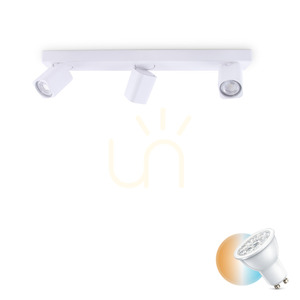 Plafon Ideallux Rudy PL3 Square Bianco bílý 3x GU10 294810 0 Plafon Ideallux Rudy PL3 Square Bianco bílý 3x GU10 294810 small 0