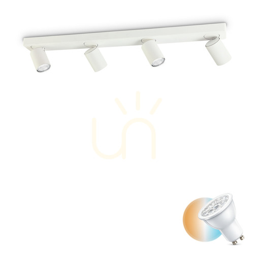 Kontrola Plafon Ideallux Rudy PL4 Round Bianco bílý 4x GU10 229089